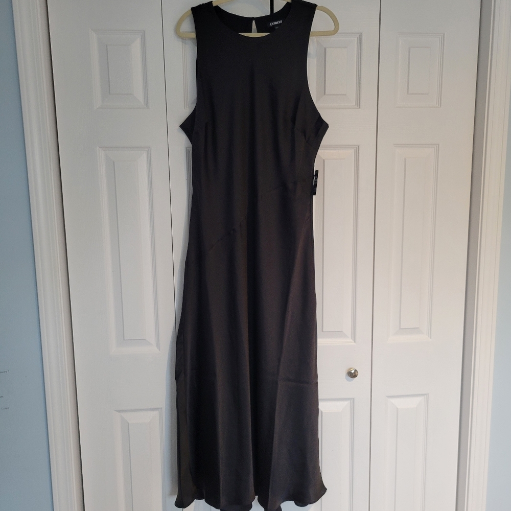 Express Elegant Black Sleeveless Dress